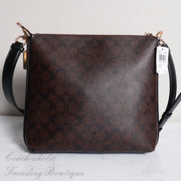 Coach Bags Nwt Coach Mae File Crossbody In Signature Canvas Poshmark
